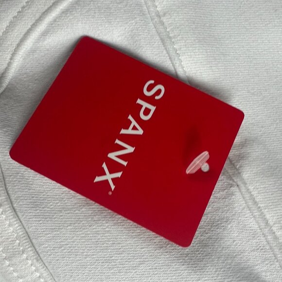 Spanx Jeans Women's Extra Large Pull On Kick Flare High Rise White Stretch Denim - Picture 6 of 16